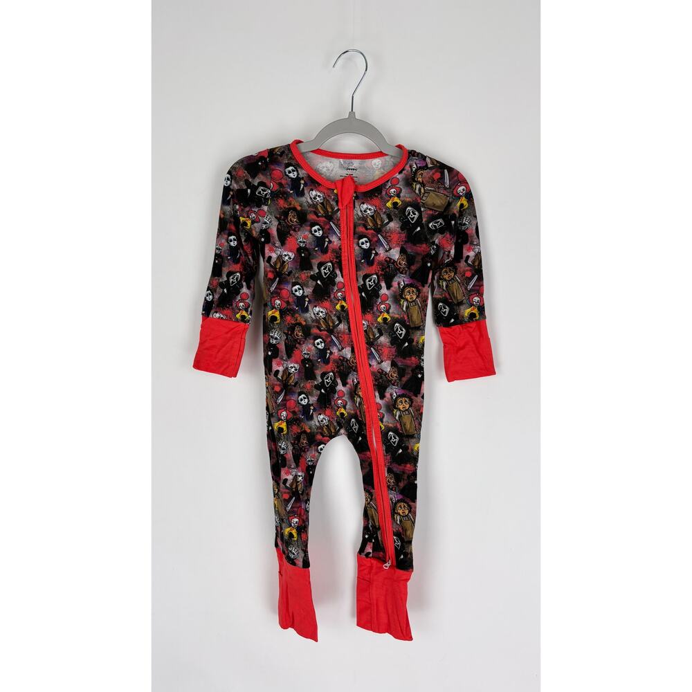Jammies Double Zip Halloween Villain Pajama One Piece Baby Size 6-12 Months